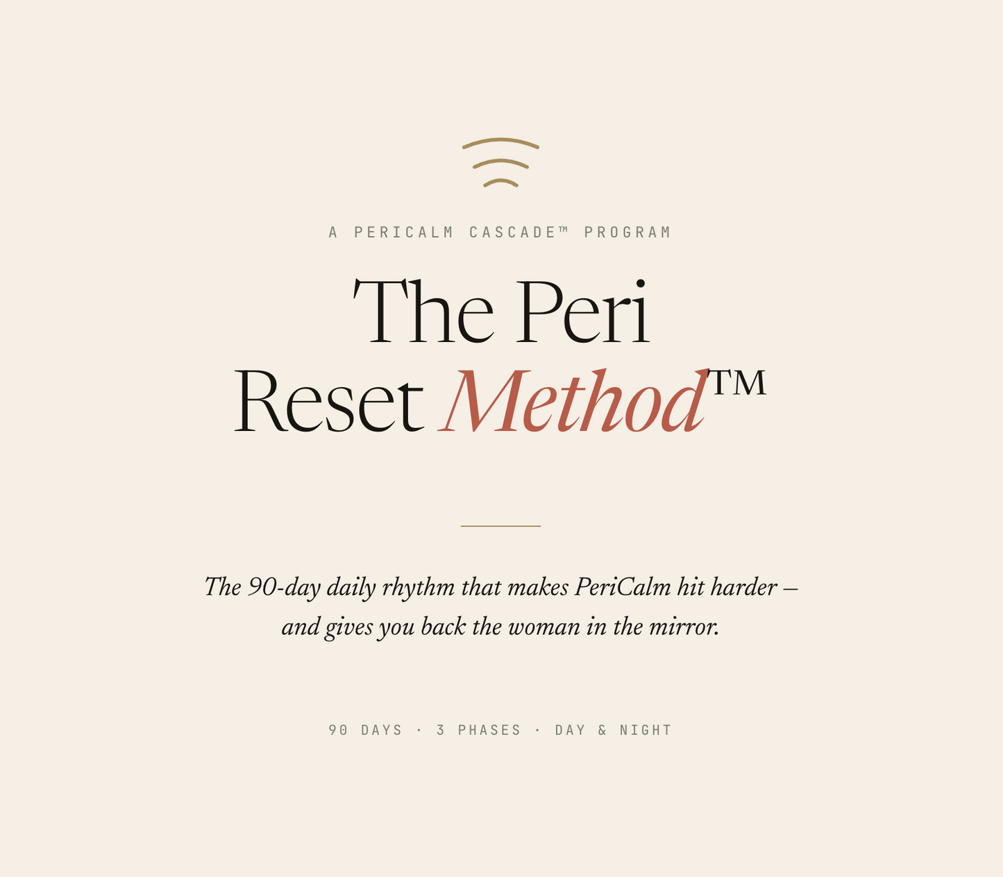 The Peri Reset Method